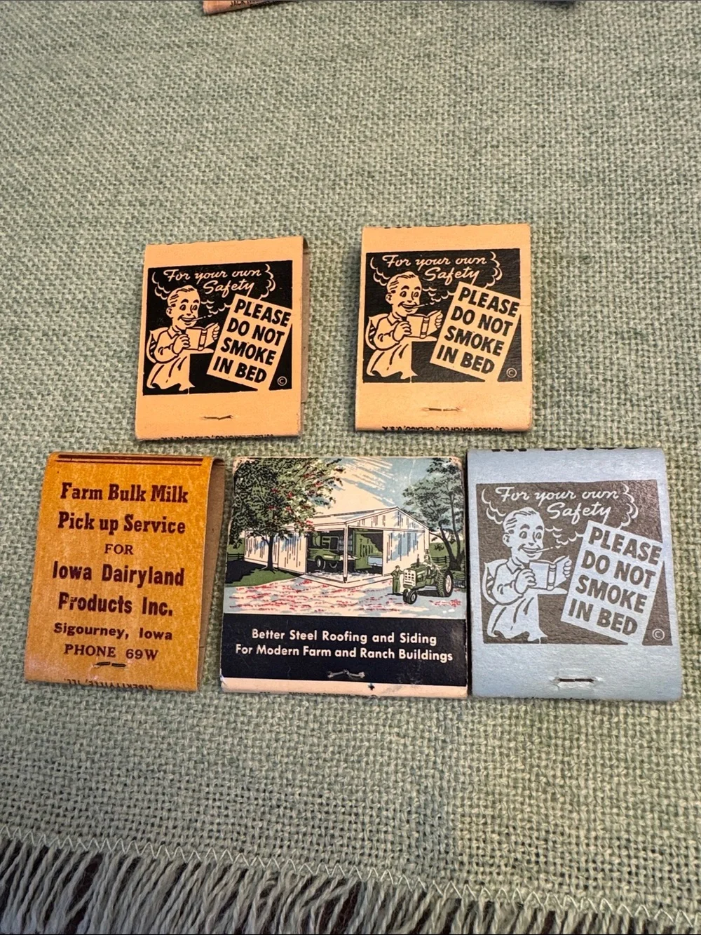 DIY Project. -Vintage Matchbook Lot with five additional matchbooks free 🆓